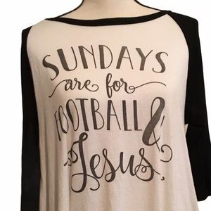 Altar’d State Christian football Sunday tee lg